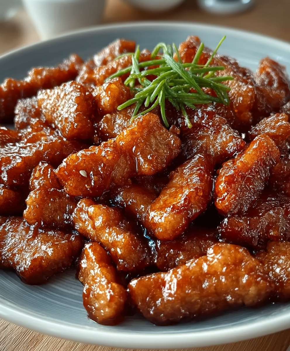 Porc chinois aigre doux