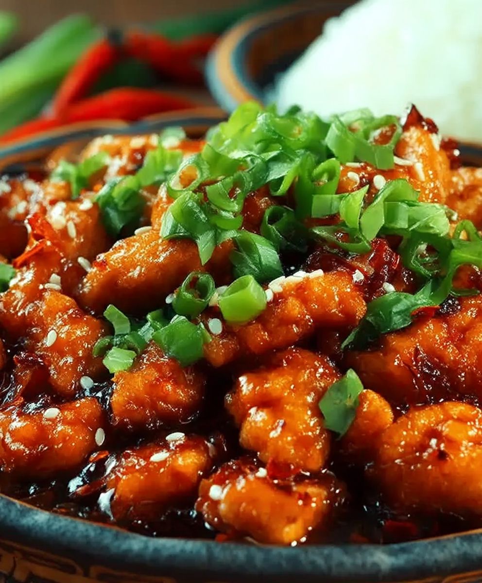 Poulet dragon épicé