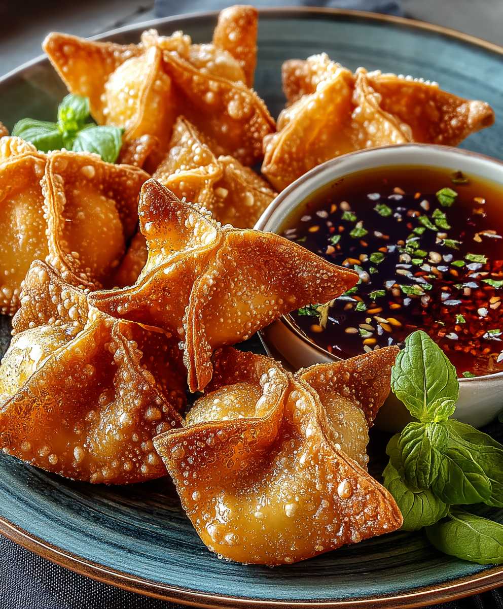 Wontons croustillants au maïs