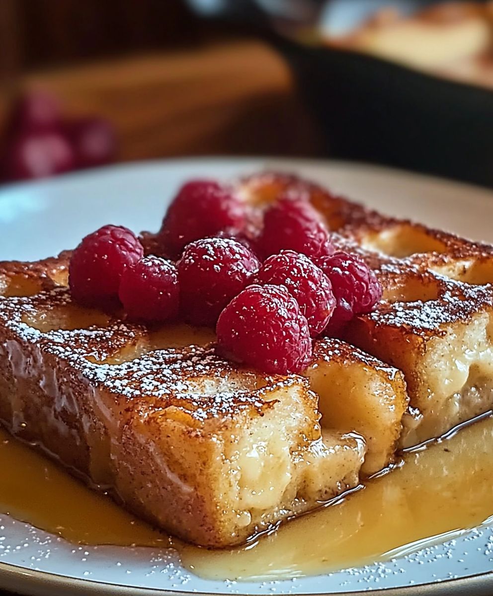 Pain perdu casserole