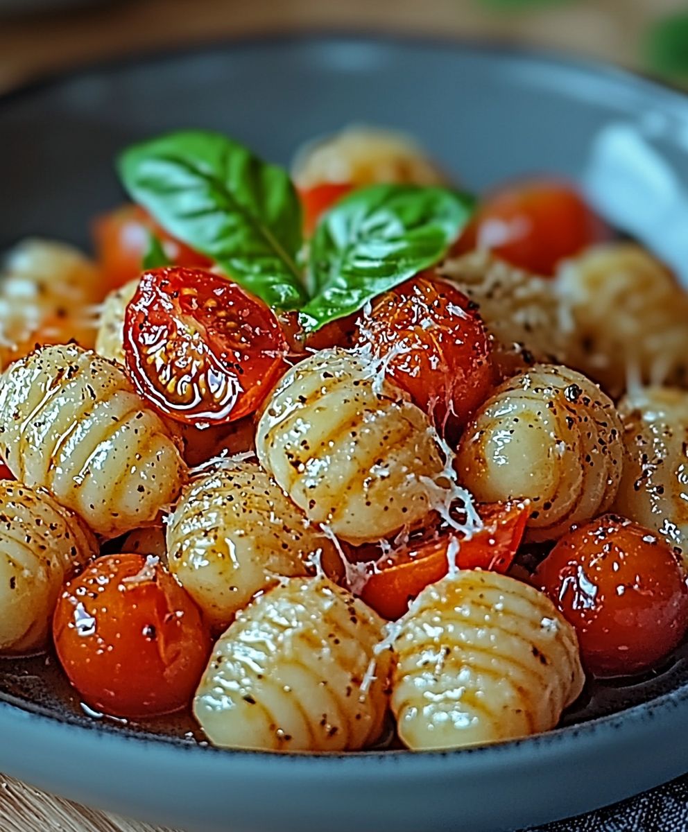 Gnocchis tomates parmesan