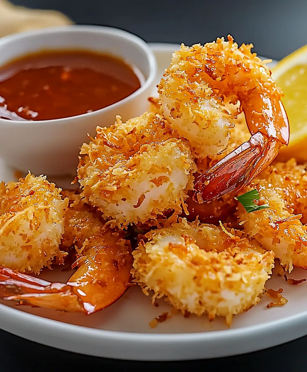 Crevettes noix de coco croustillantes