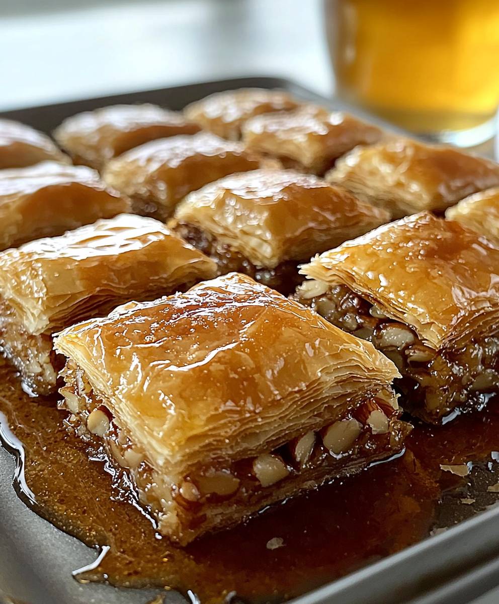 Baklava amandes miel