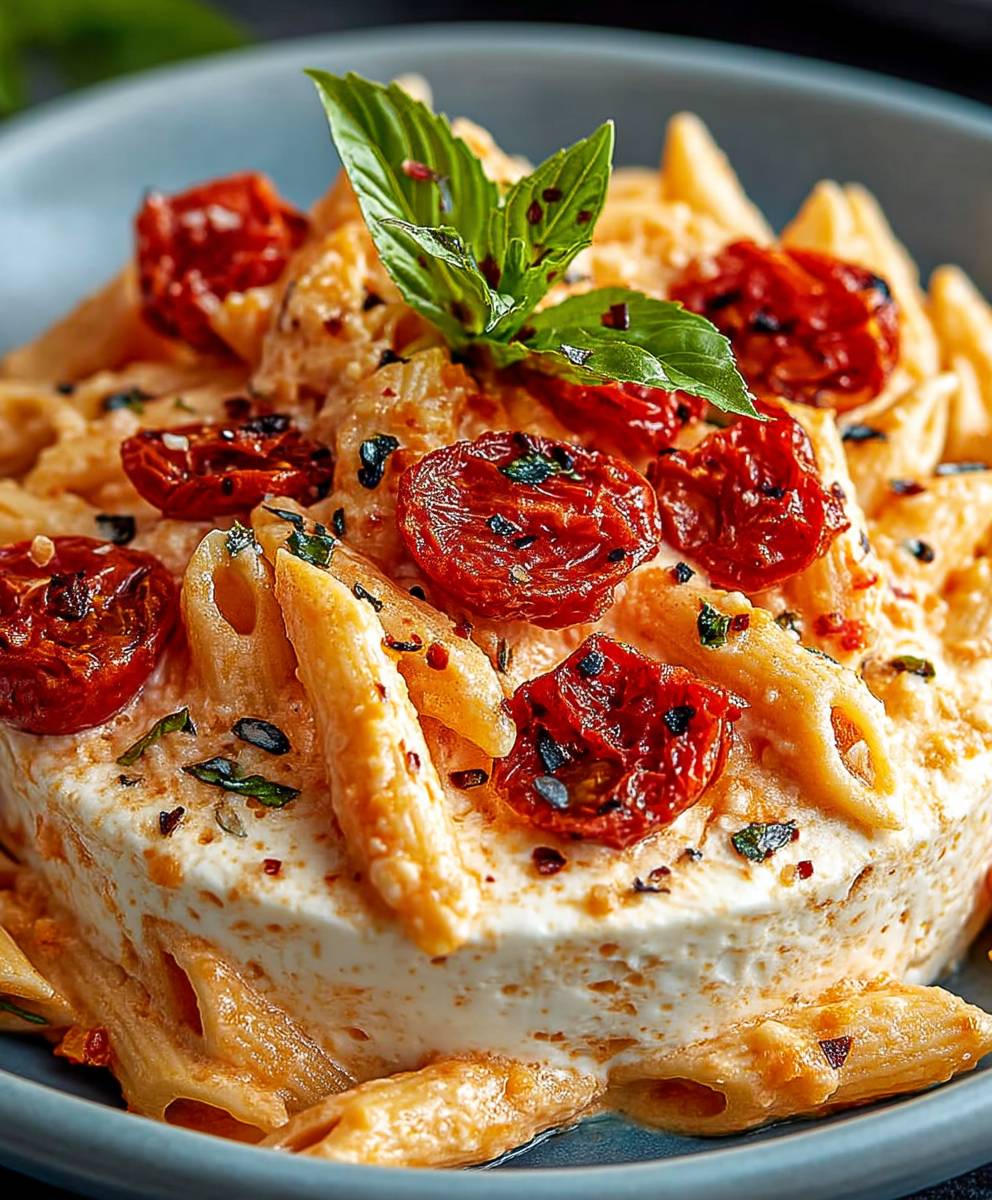 Pâtes crémeuses tomate ricotta