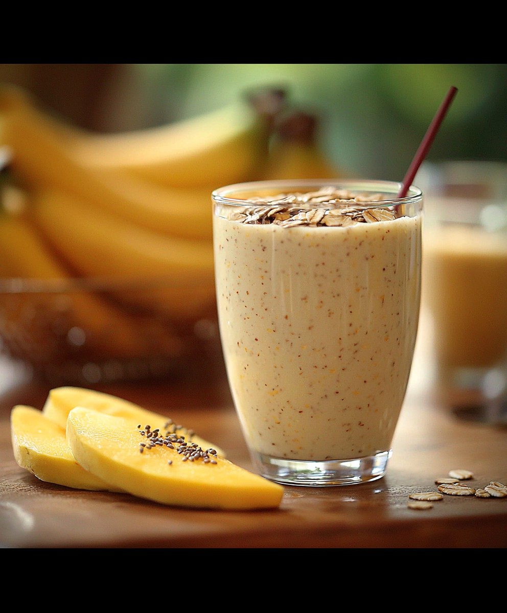 Smoothie avoine jaune