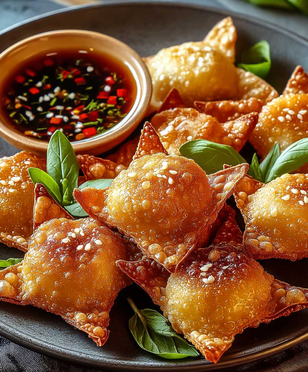 Wontons croustillants au maïs