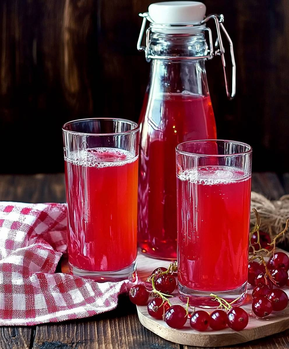 Sirop de groseille maison