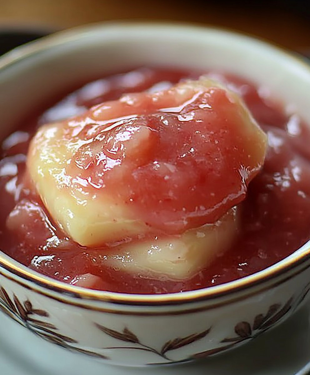 Sauce rhubarbe maison
