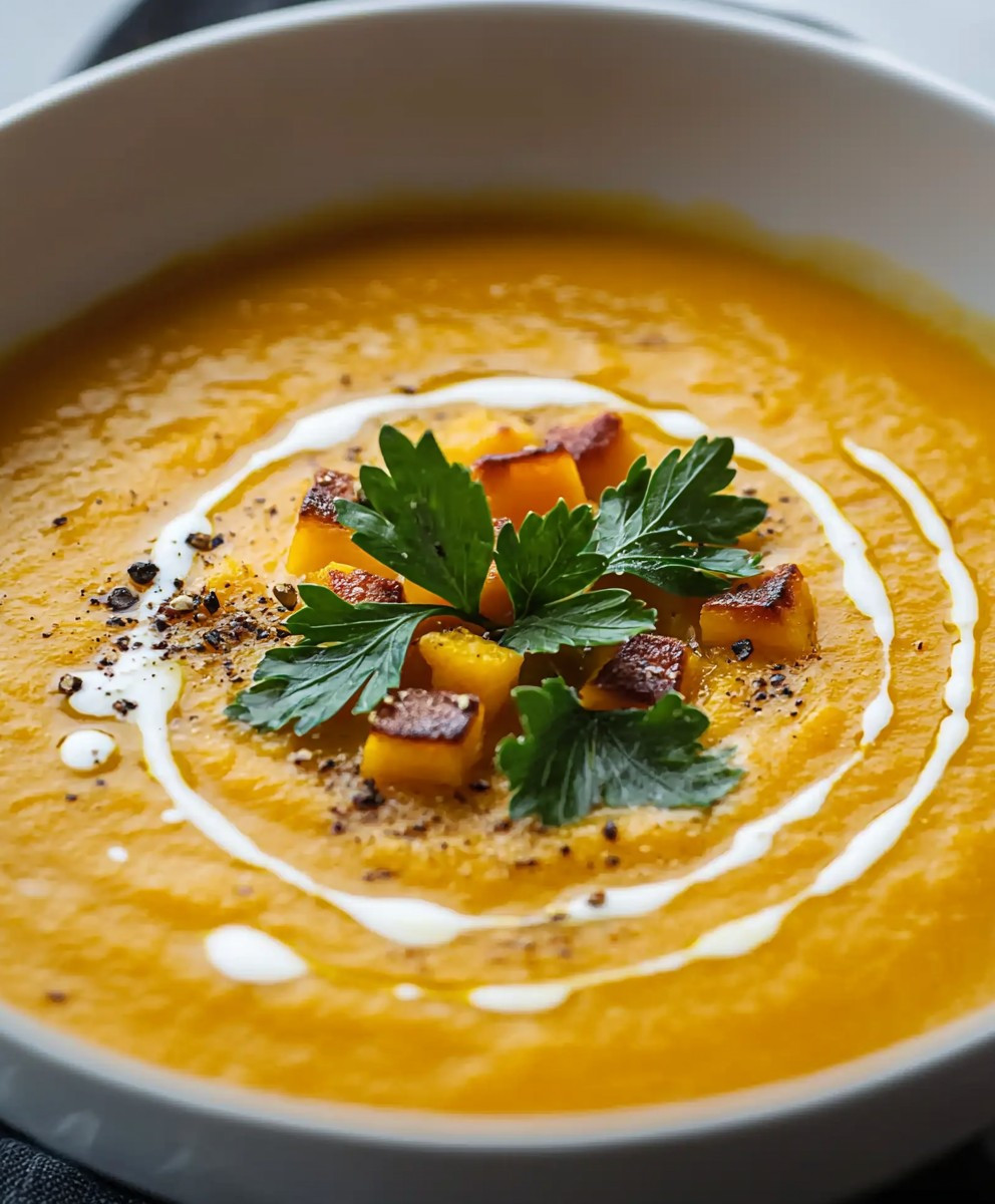 Soupe courge butternut