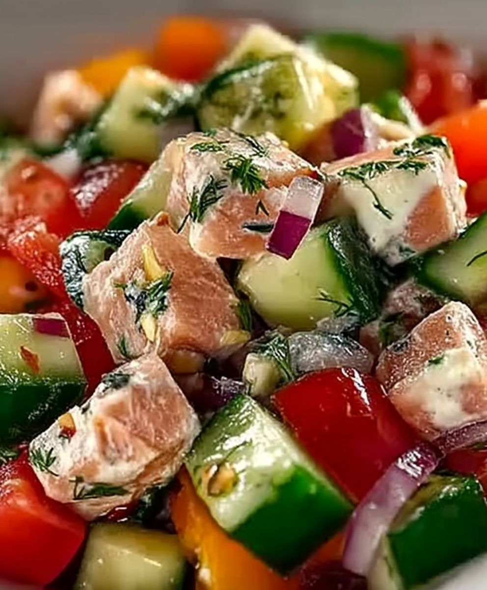 Salade thon grecque épicée