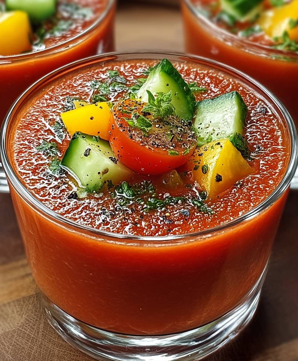 Gaspacho andalou rafraîchissant