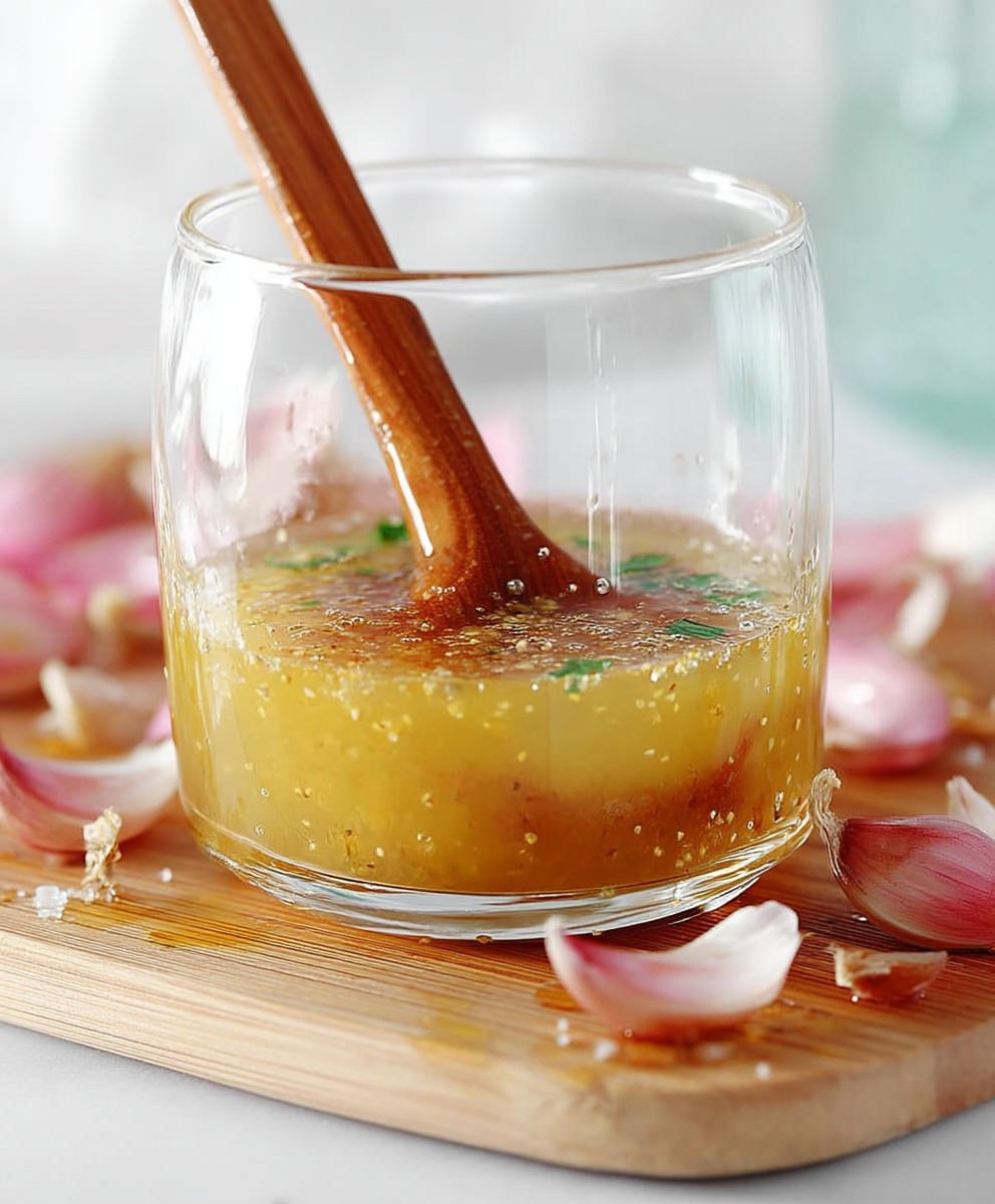 Vinaigrette échalote maison
