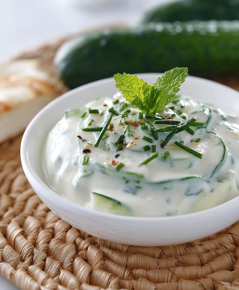 Sauce concombre yaourt Liban