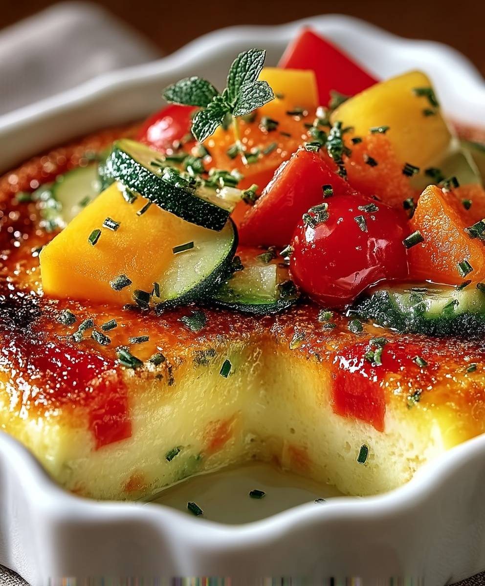 Flan léger légumes du soleil