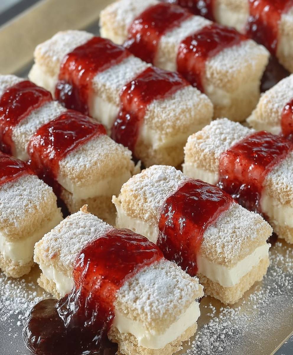 Gateaux croquets confiture krokis
