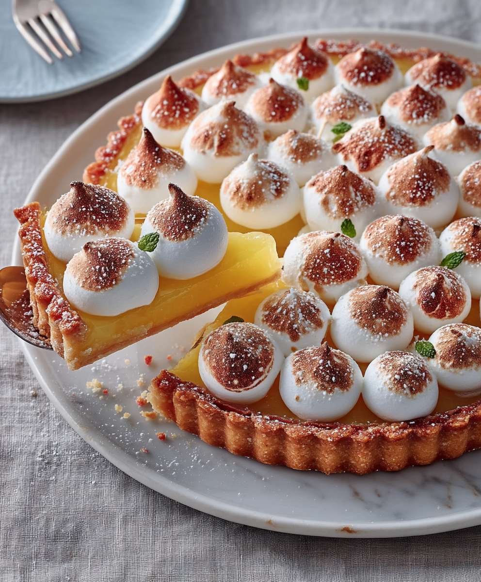 Tarte pamplemousse rose