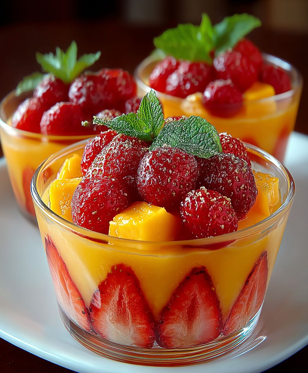 Panaché fraise mangue