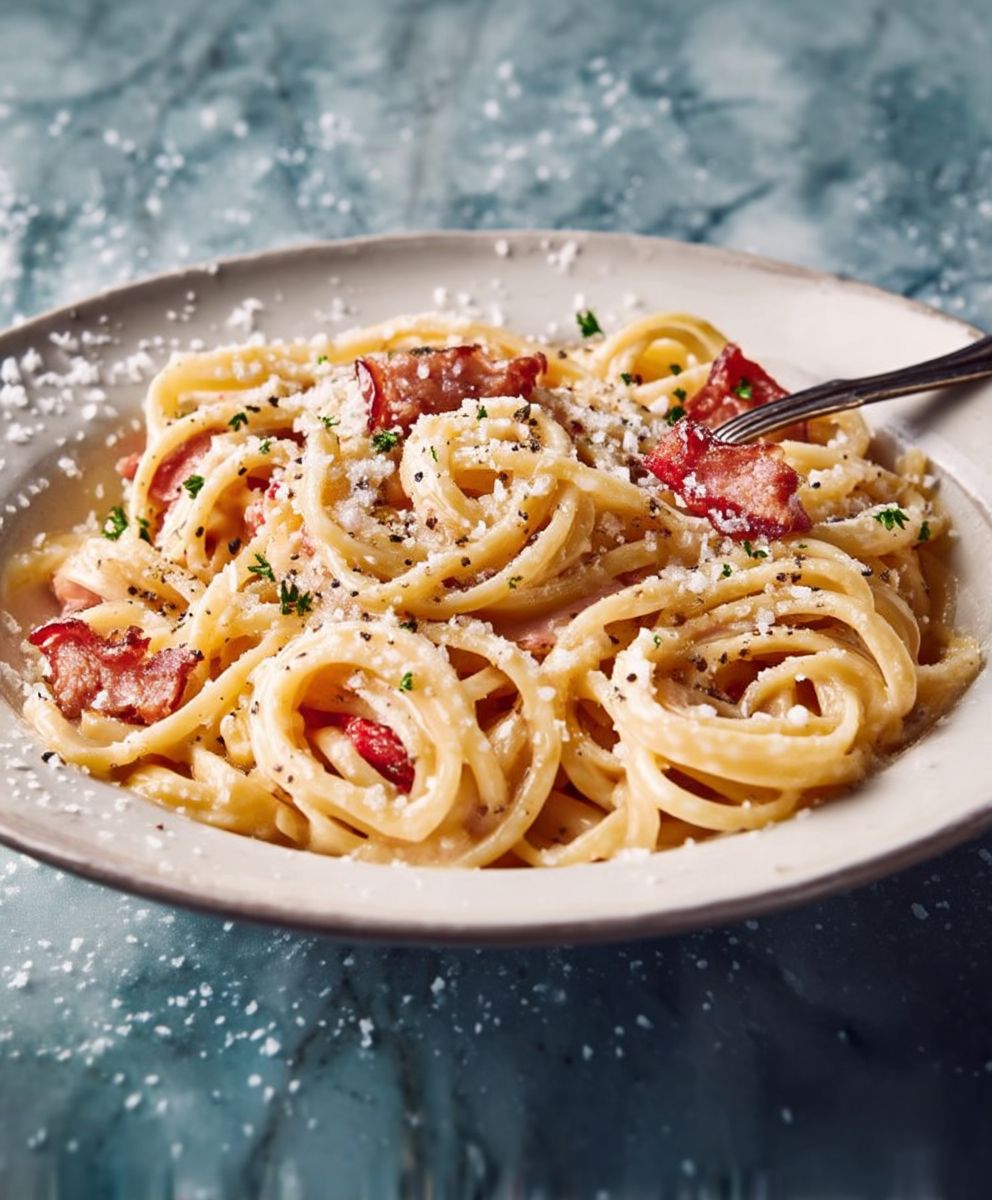Pâtes carbonara Ricardo