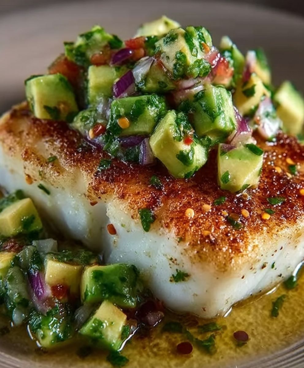 Poisson coco citron vert avocat