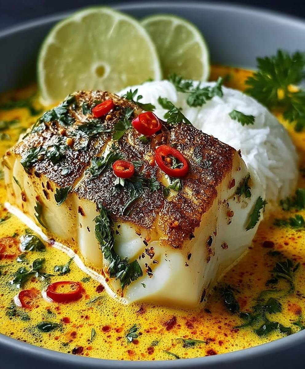 Curry poisson lait coco express