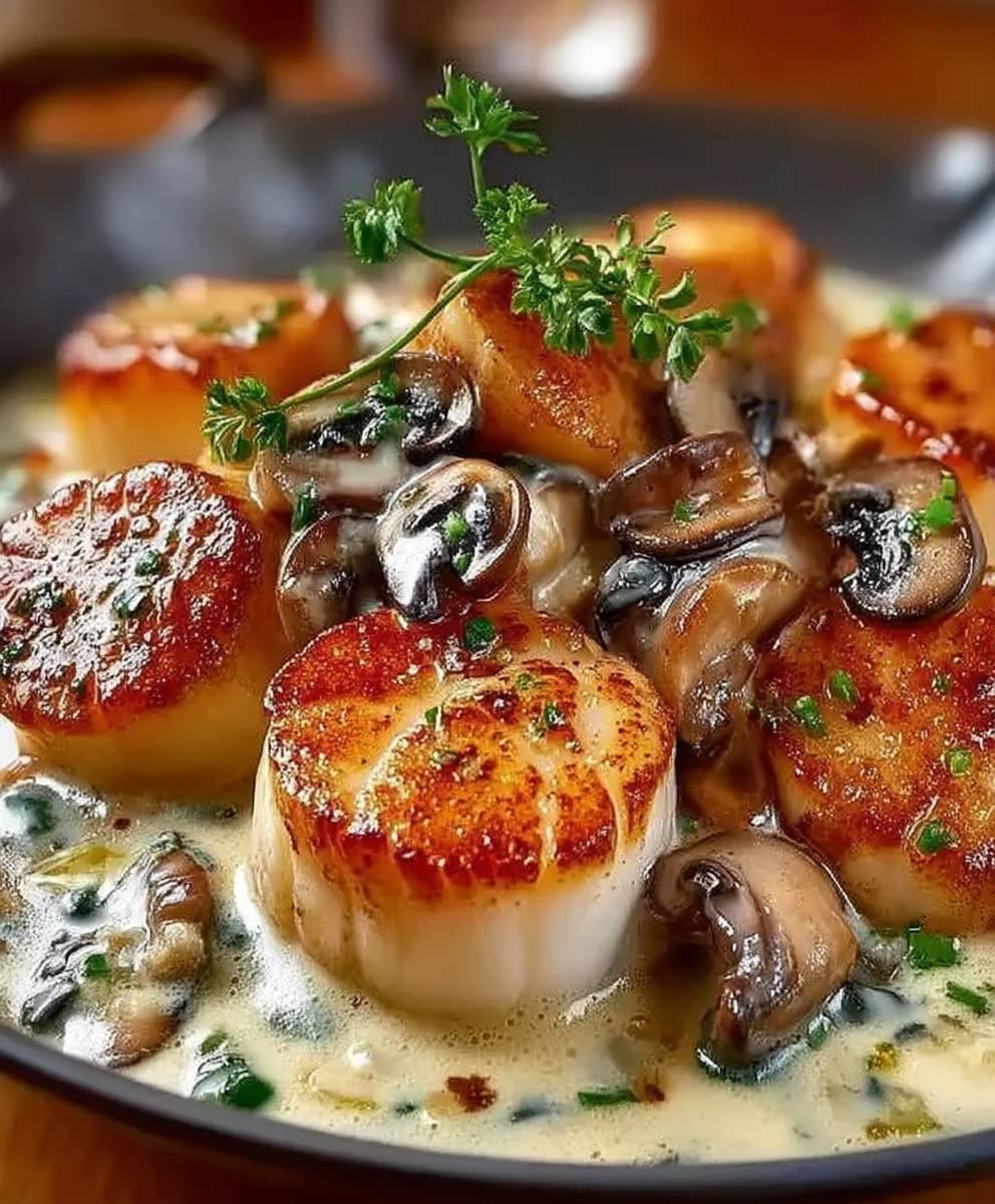 Blanquette Saint Jacques Champignons