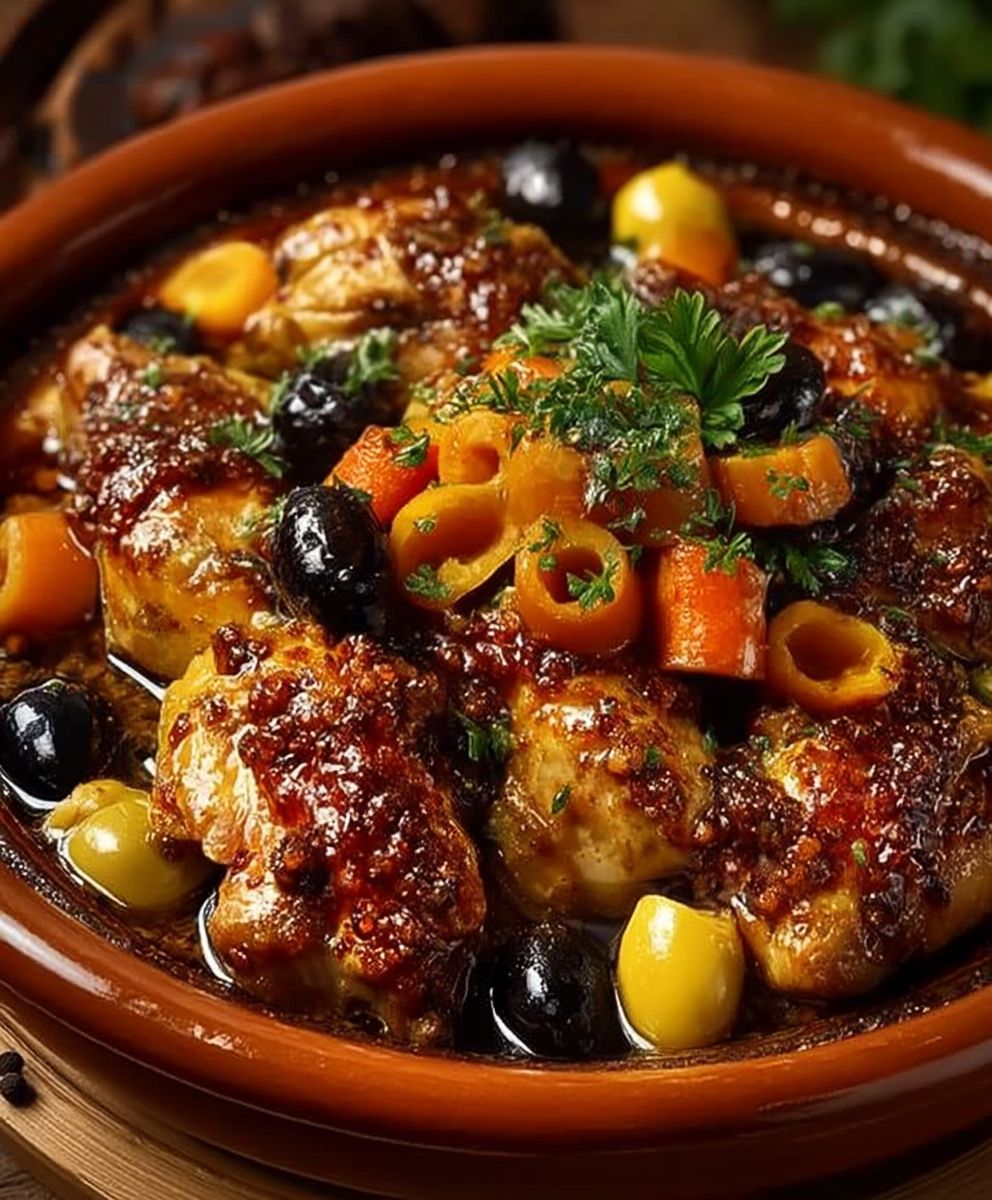 Tajine poulet épices