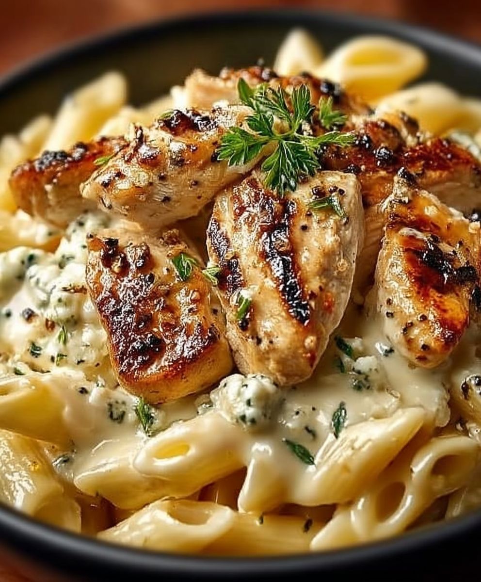 Pâtes poulet boursin