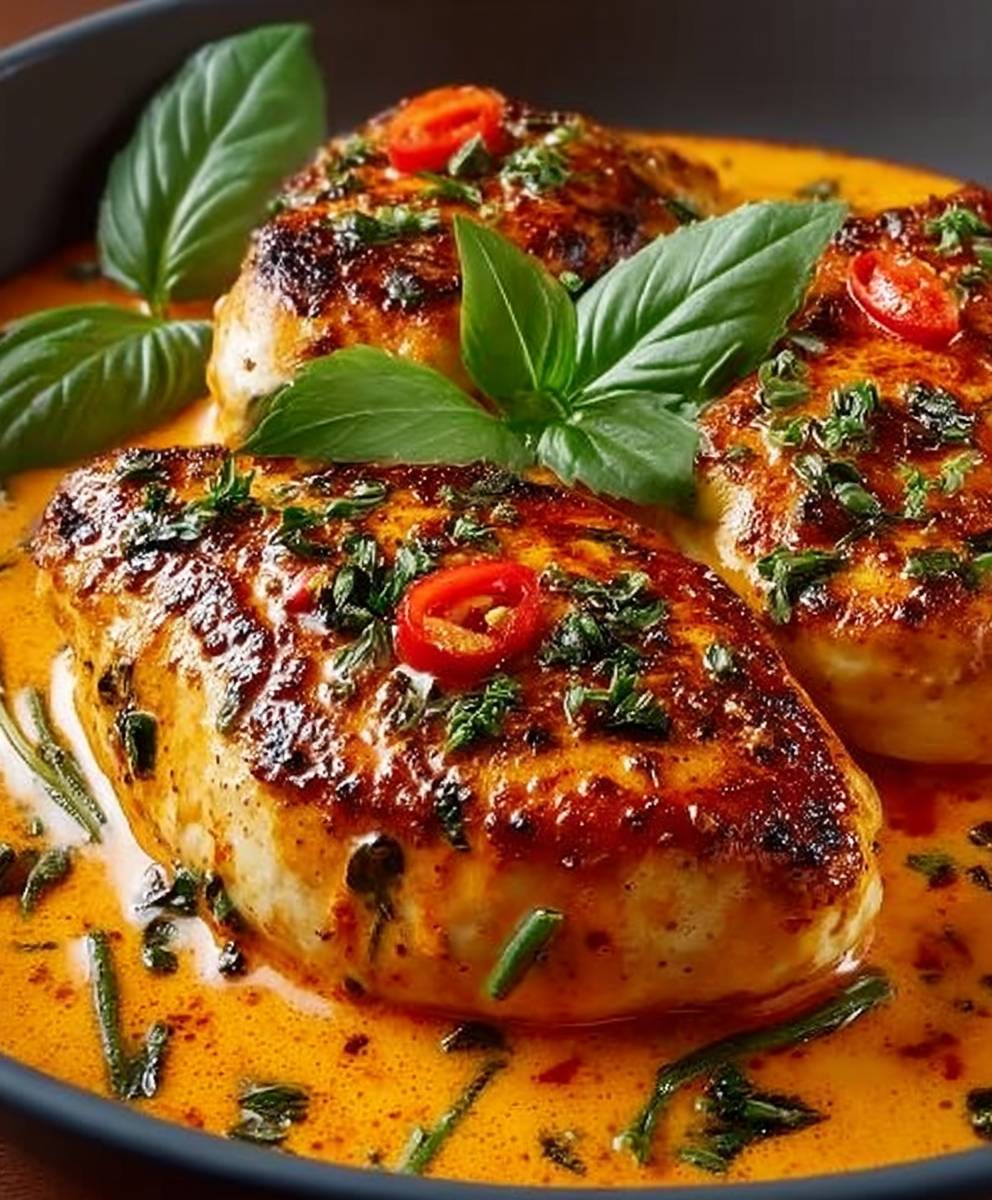 Filets poulet crème tomate