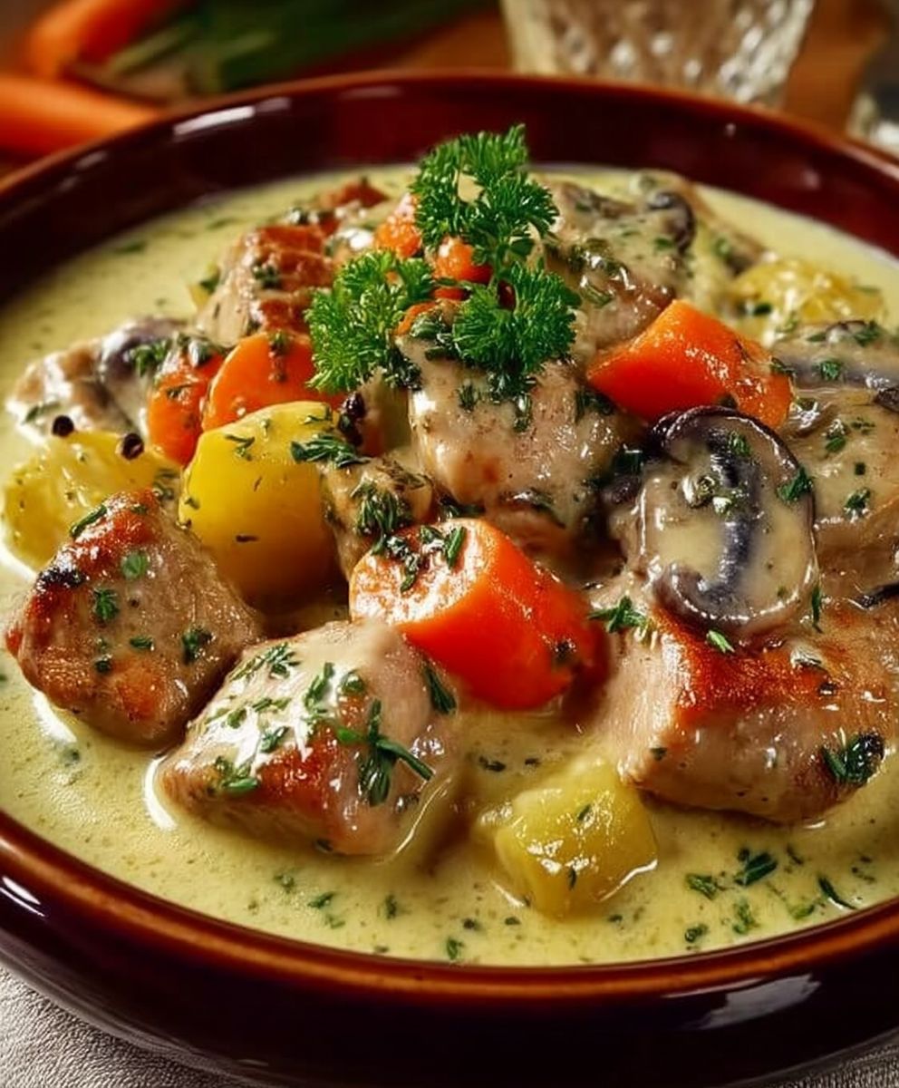 Blanquette de veau à l'ancienne