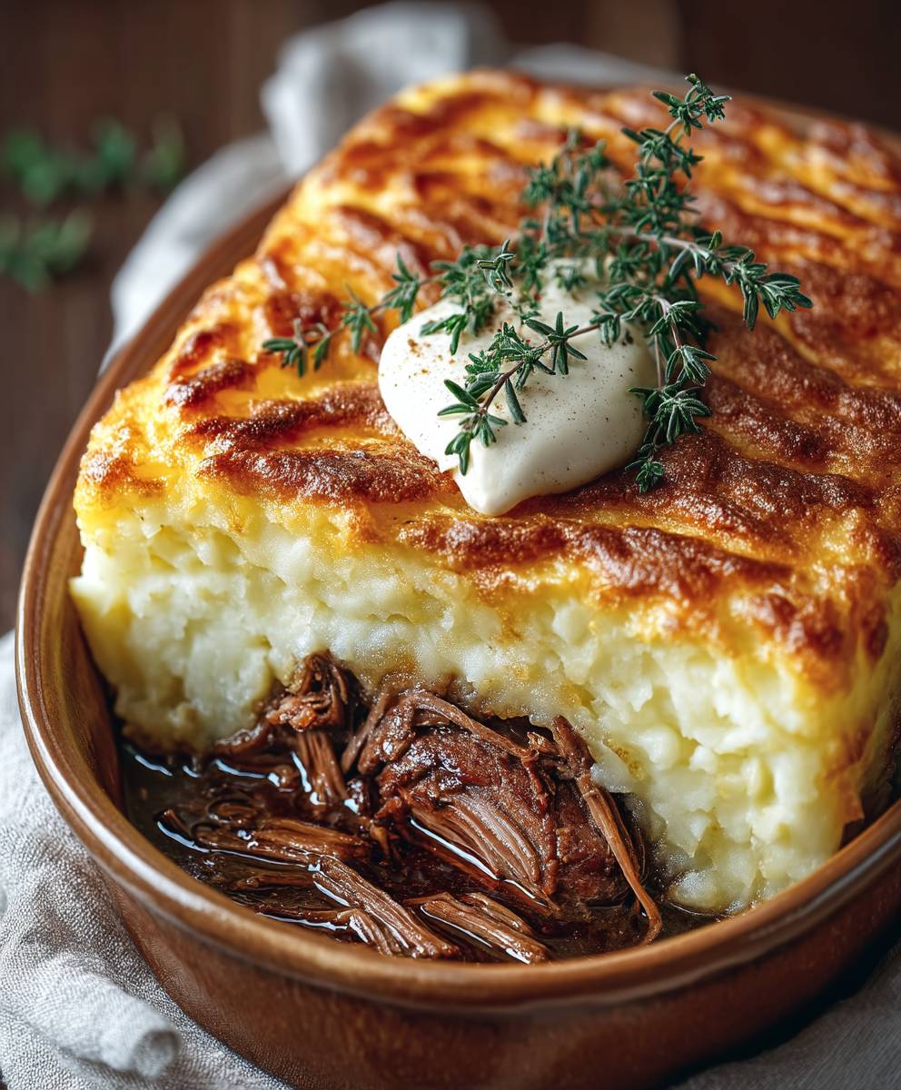 Parmentier canard confit facile