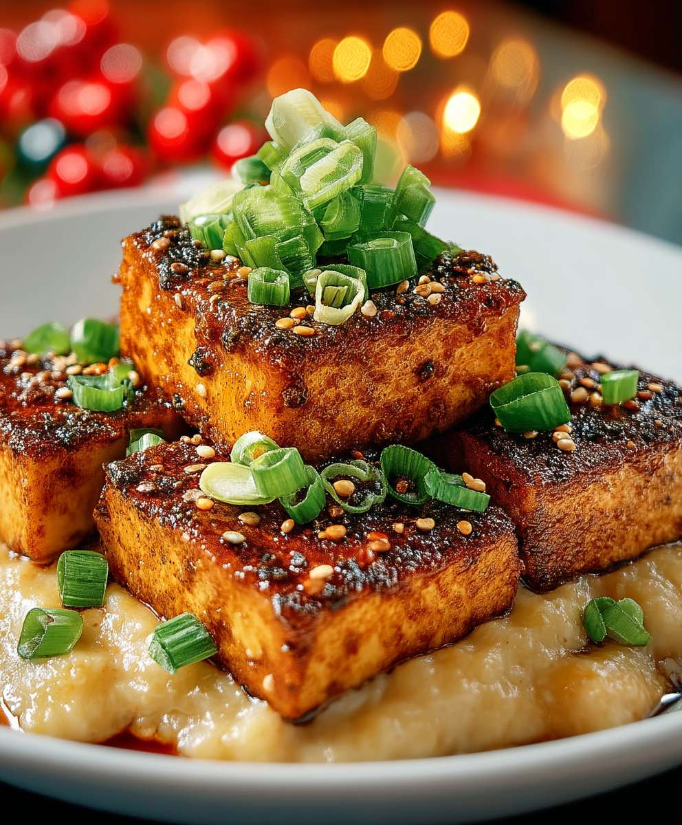 Tofu croustillant fêtes