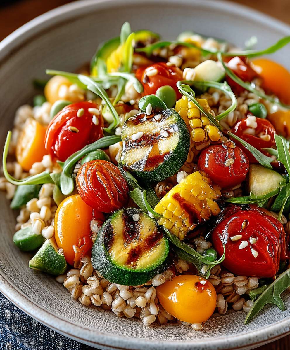 Salade orge légumes été