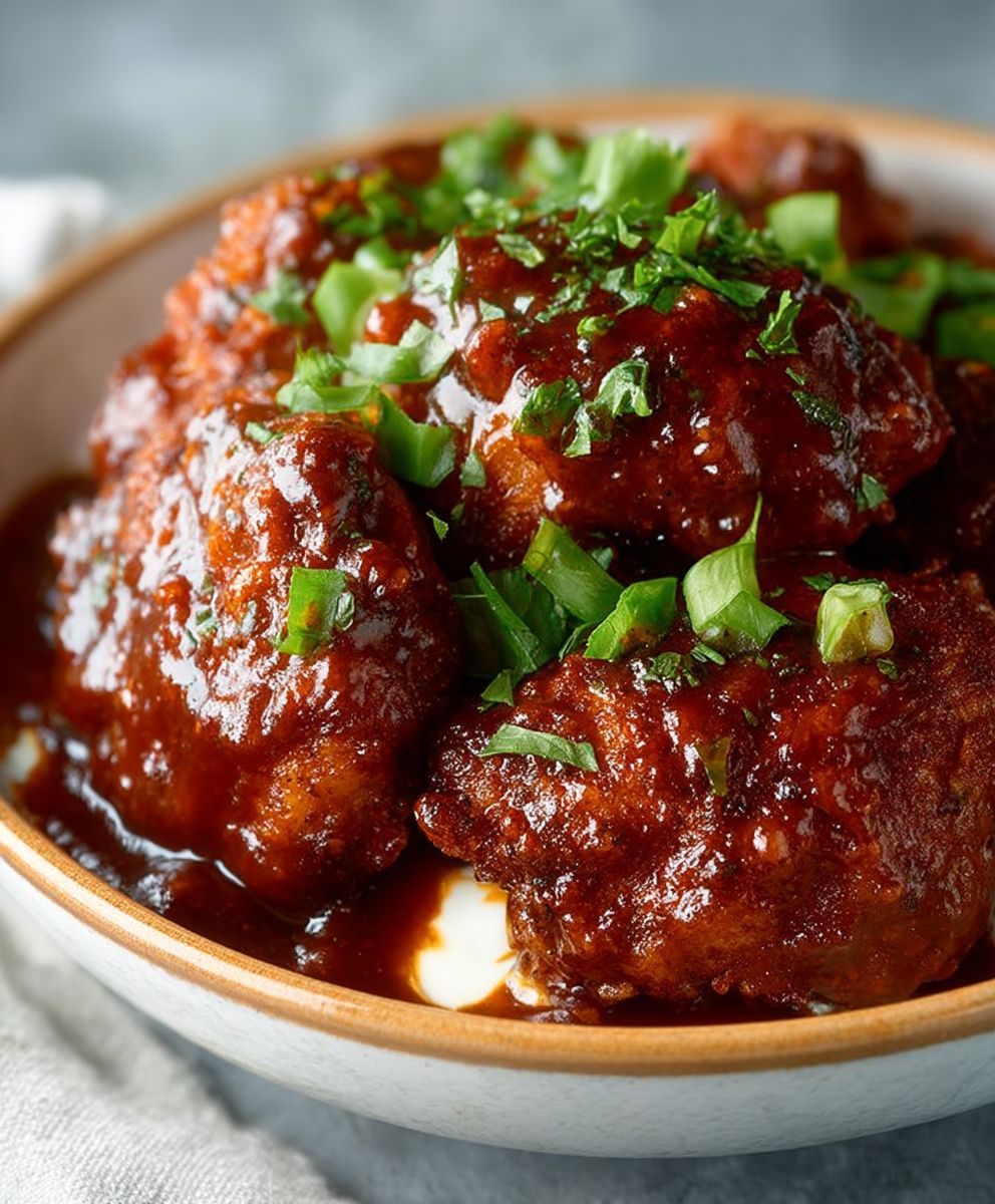 Poulet frit sauce Buffalo