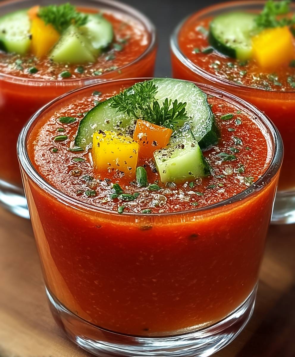 Gaspacho andalou rafraîchissant