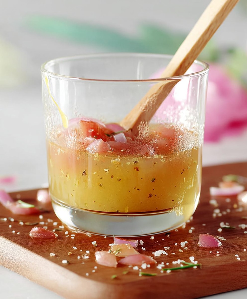 Vinaigrette échalote maison