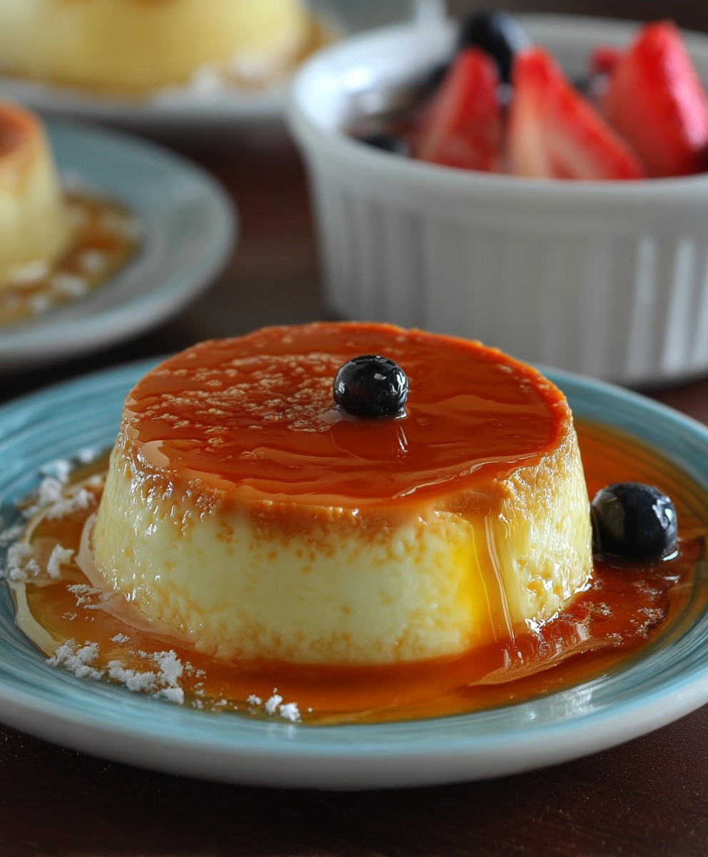 Crème renversée au caramel