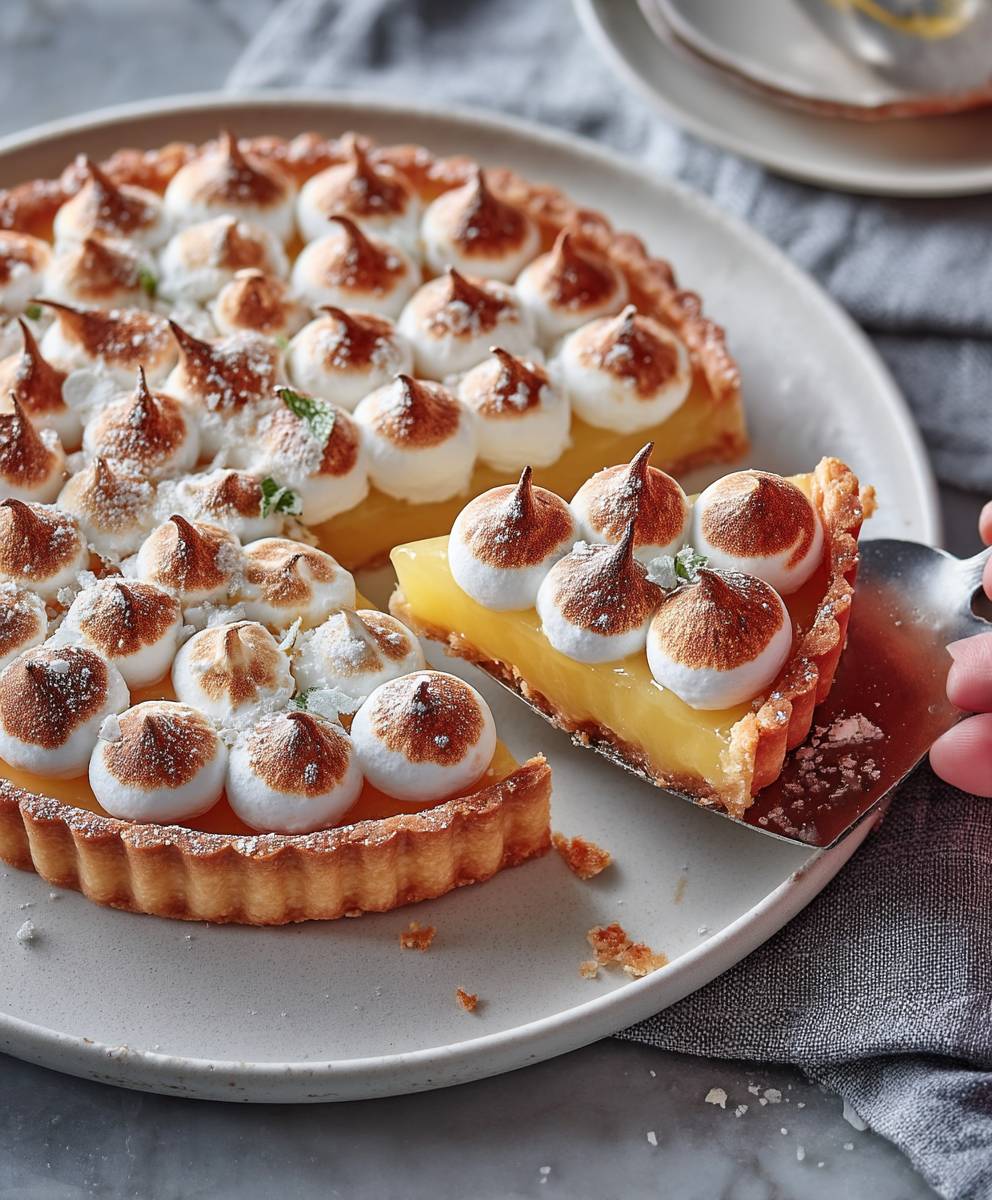 Tarte pamplemousse rose