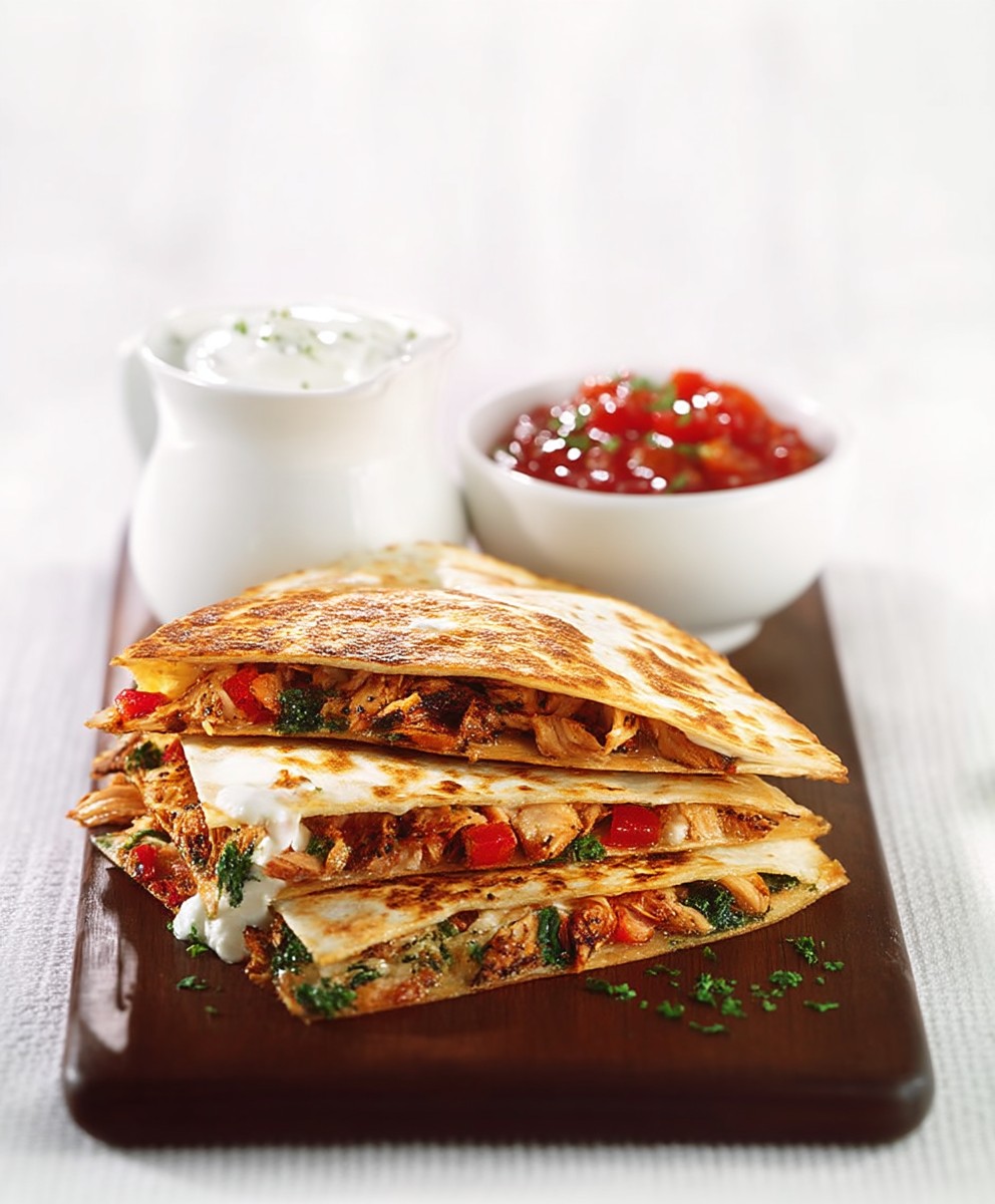 Quesadillas poulet facile