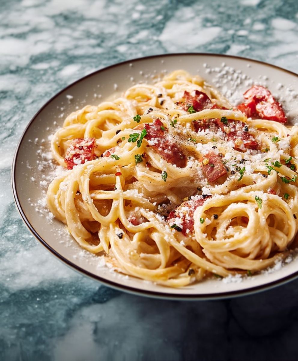 Pâtes carbonara Ricardo