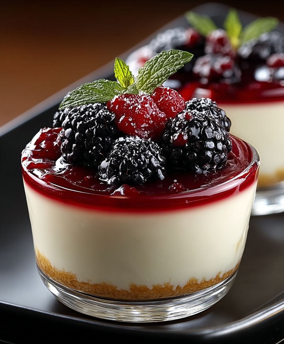Fromage blanc coulis fruits rouges