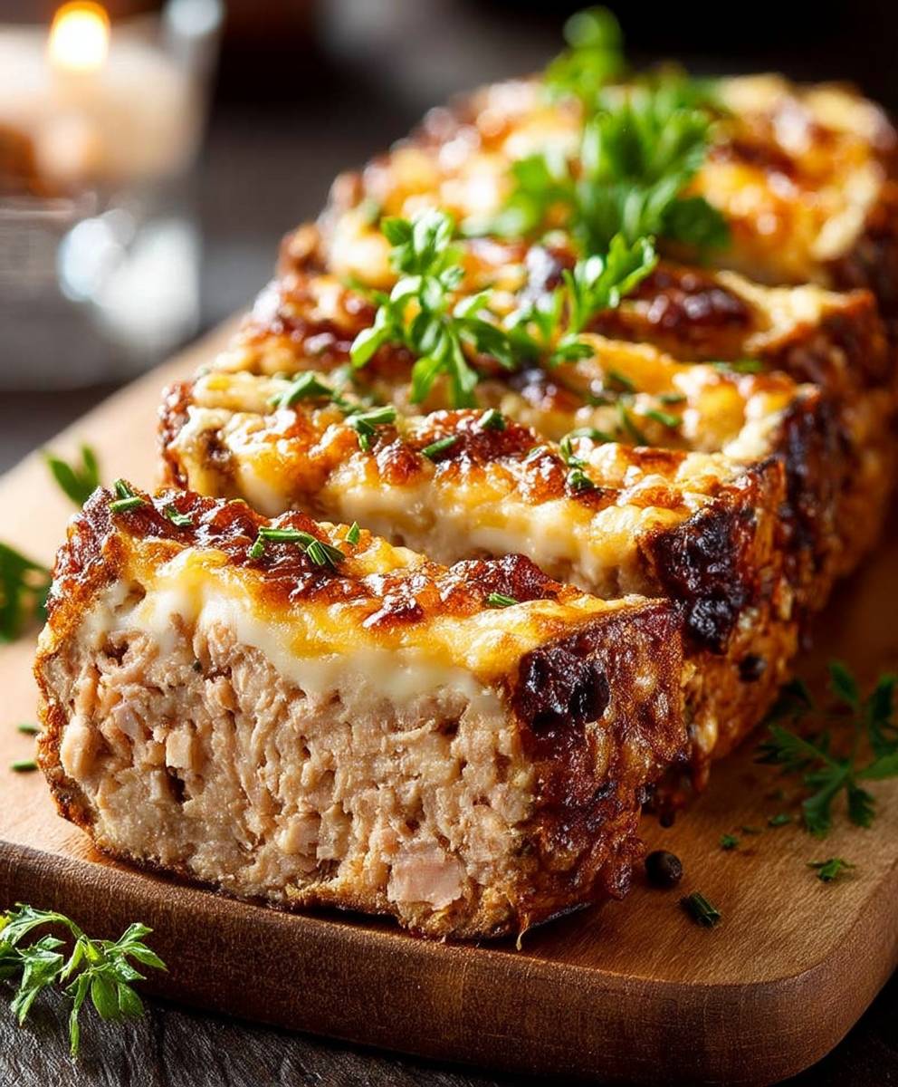 Pain de thon fondant fromage gratiné