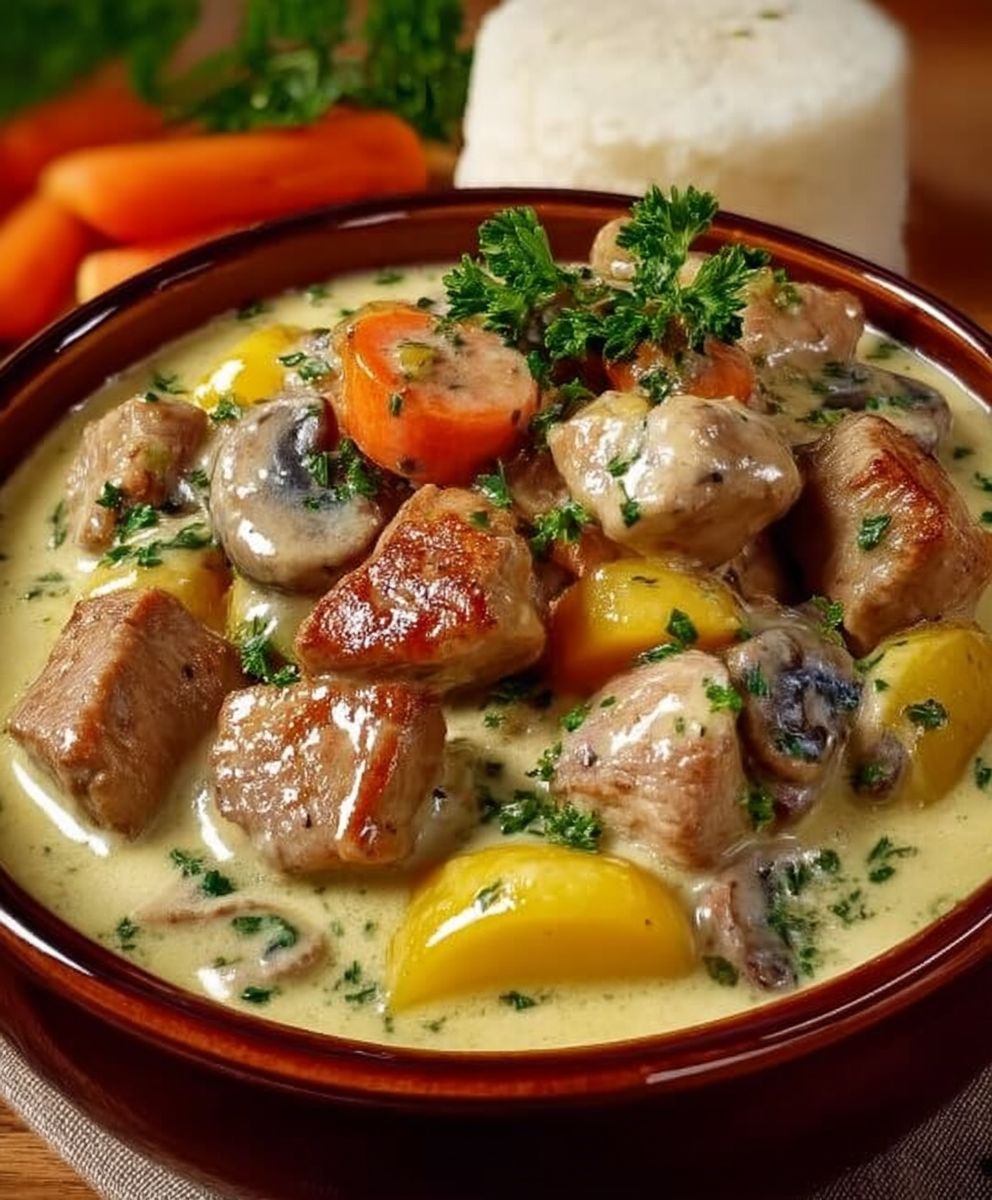 Blanquette de veau à l'ancienne
