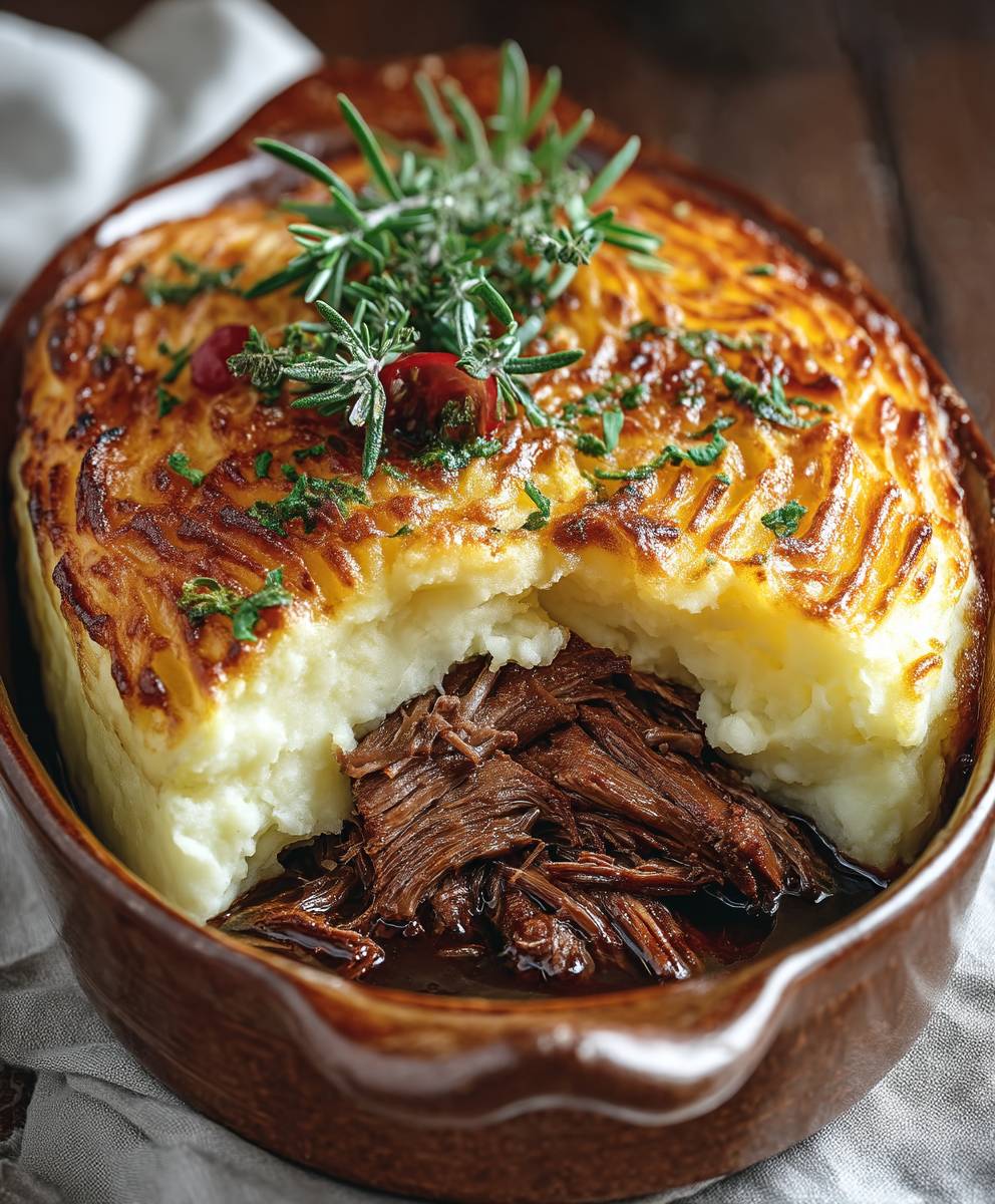 Parmentier canard confit facile