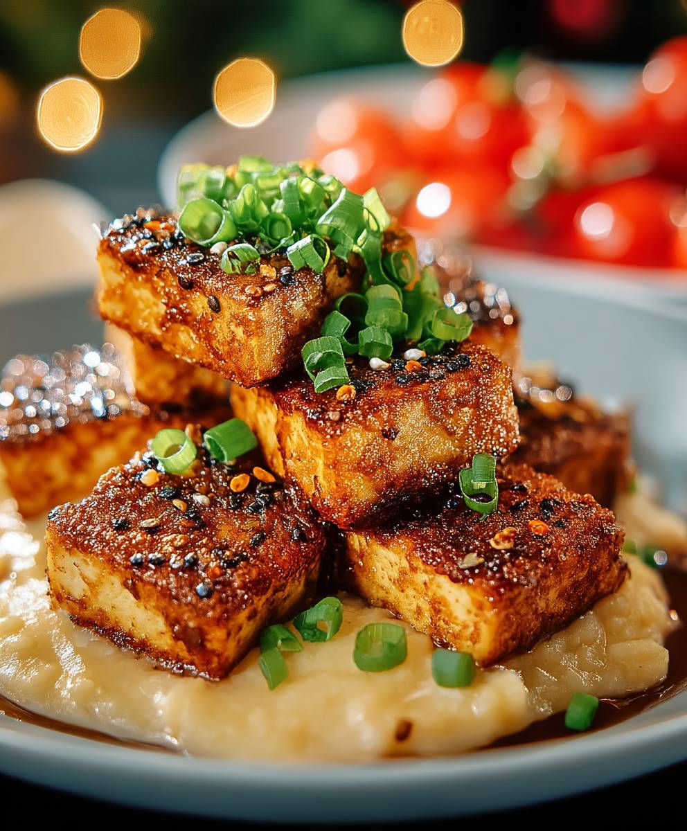 Tofu croustillant fêtes