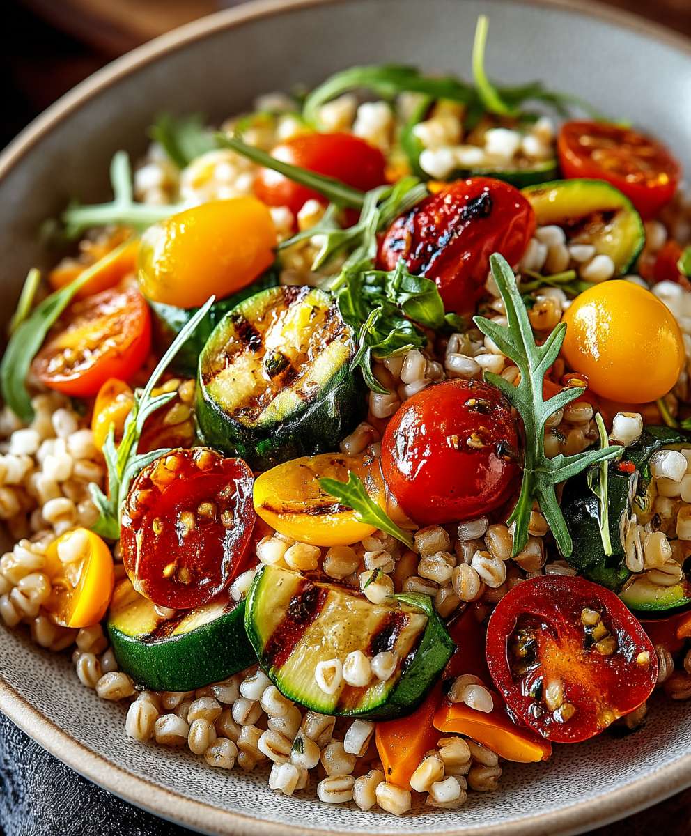 Salade orge légumes été