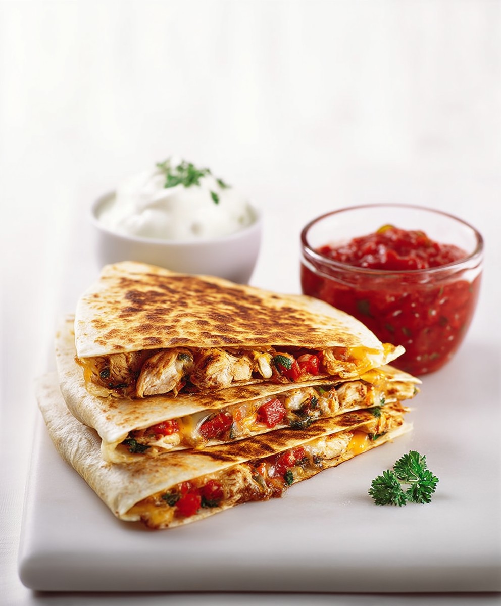 Quesadillas poulet facile