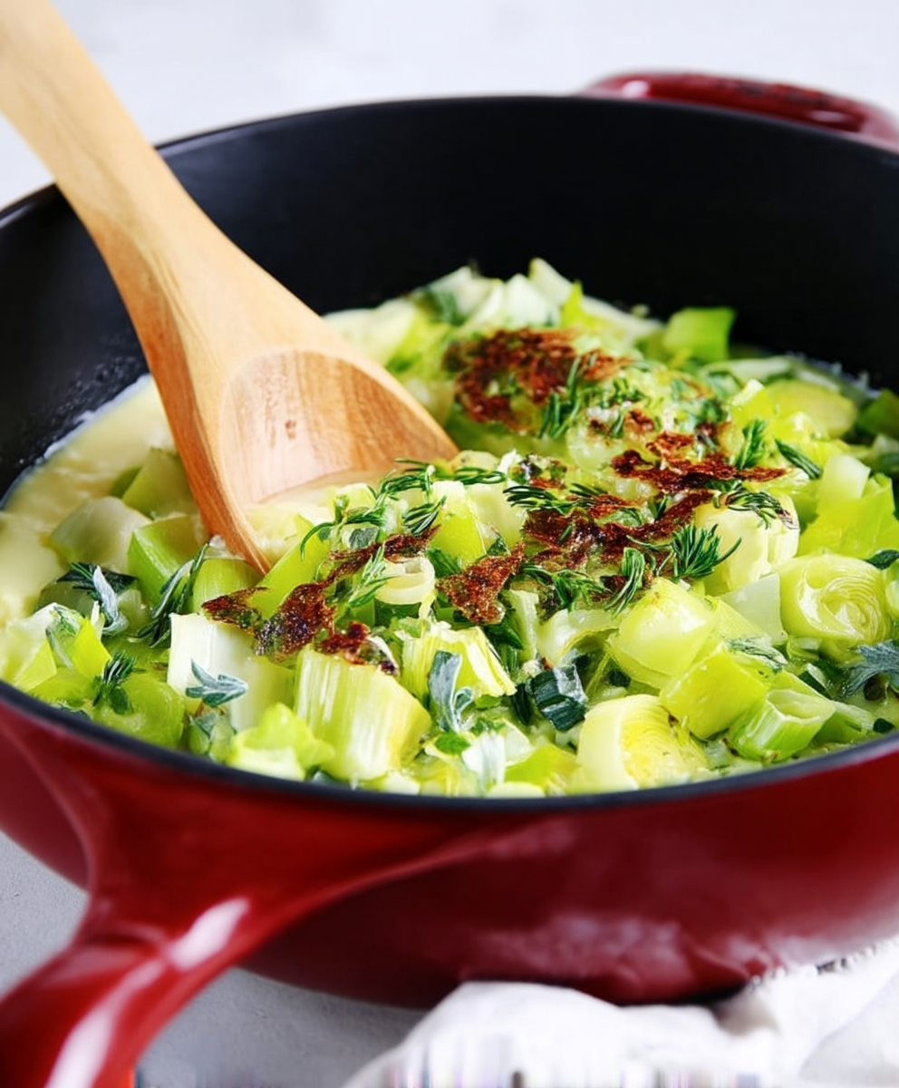 Fondue poireaux facile sans crème