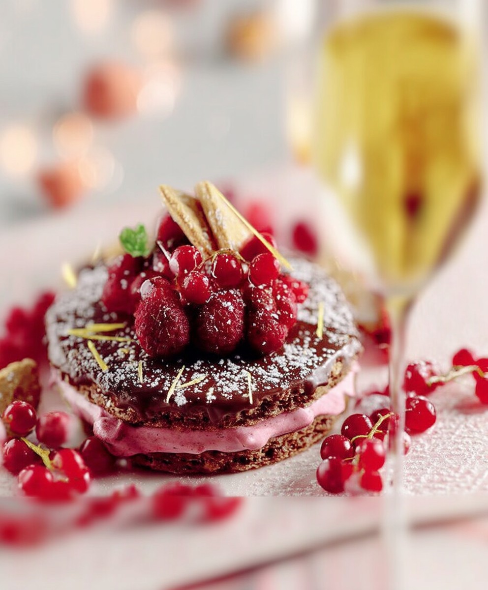 Gâteau biscuits roses
