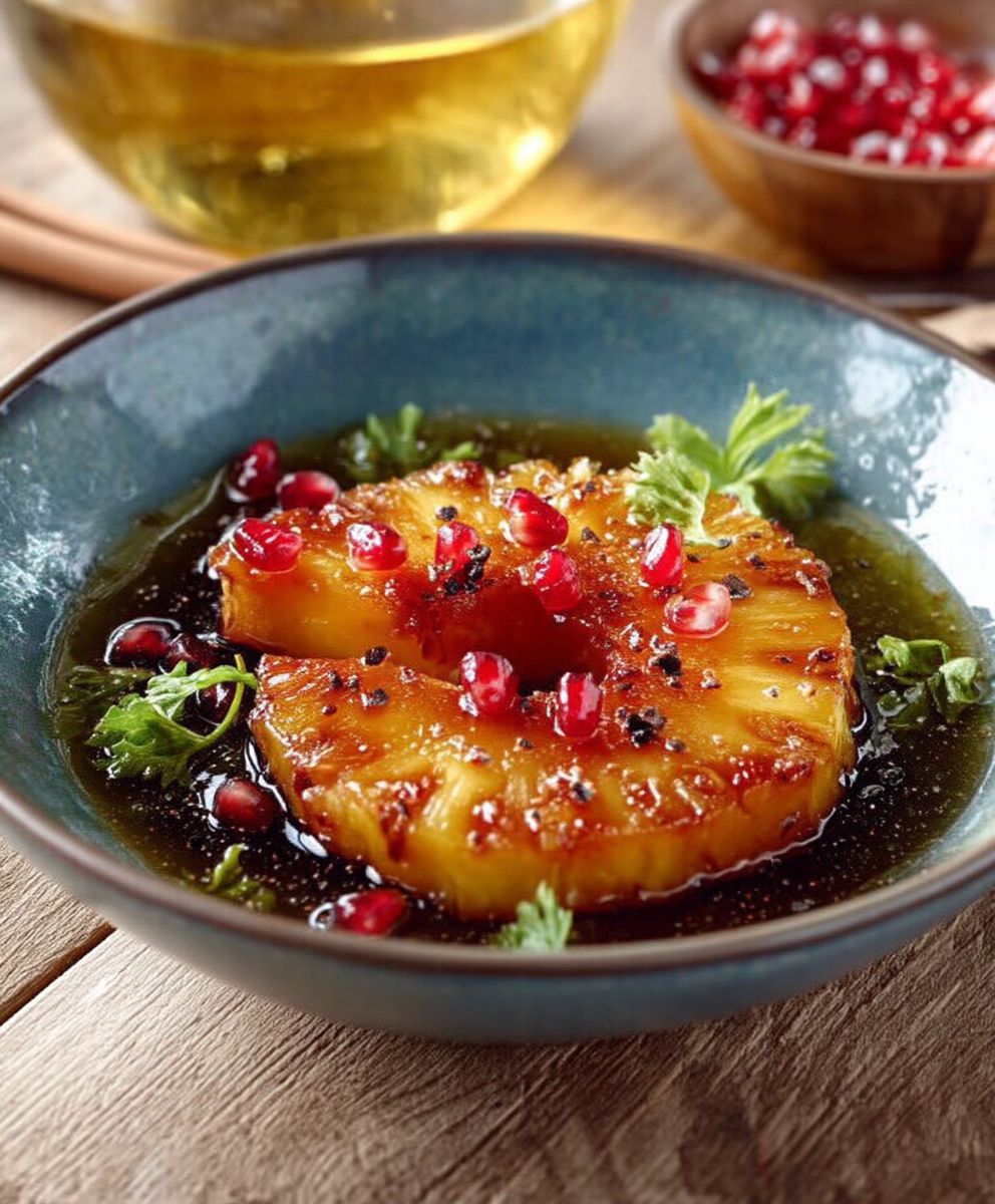 Ananas caramélisé
