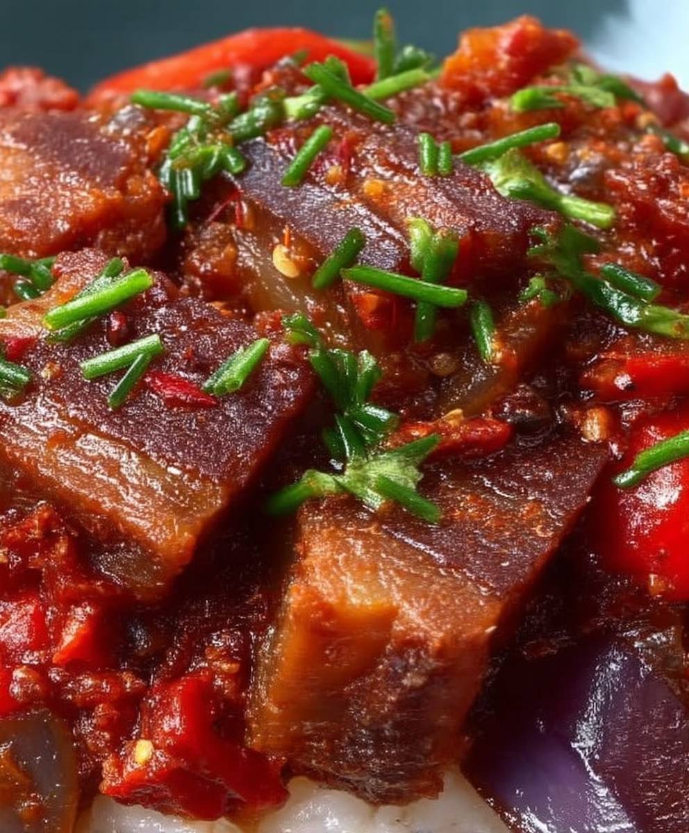 Rougail boucané réunionnais